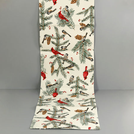 Birds & Boughs Table Runner / 13" x 72"