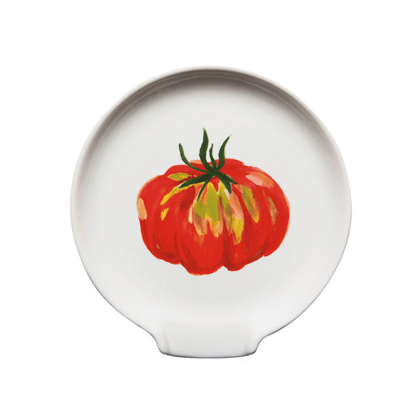 Ceramic Spoon Rest / Heirloom Tomato