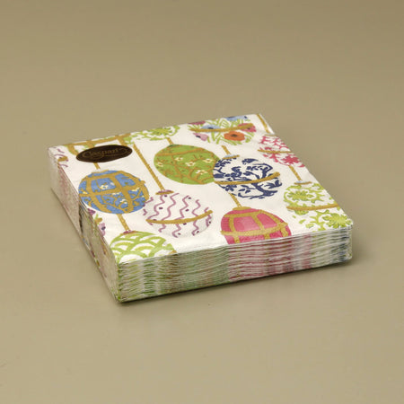 Caspari Paper Cocktail Napkins / Les Oeufs
