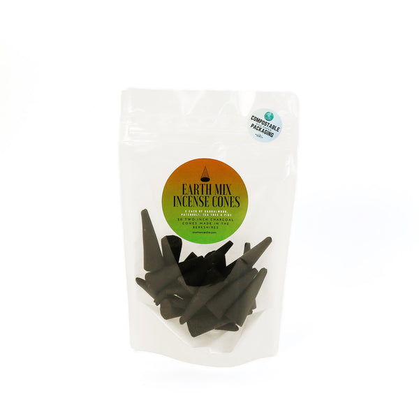Essential Oil Incense Cones / Earth Mix 20pcs
