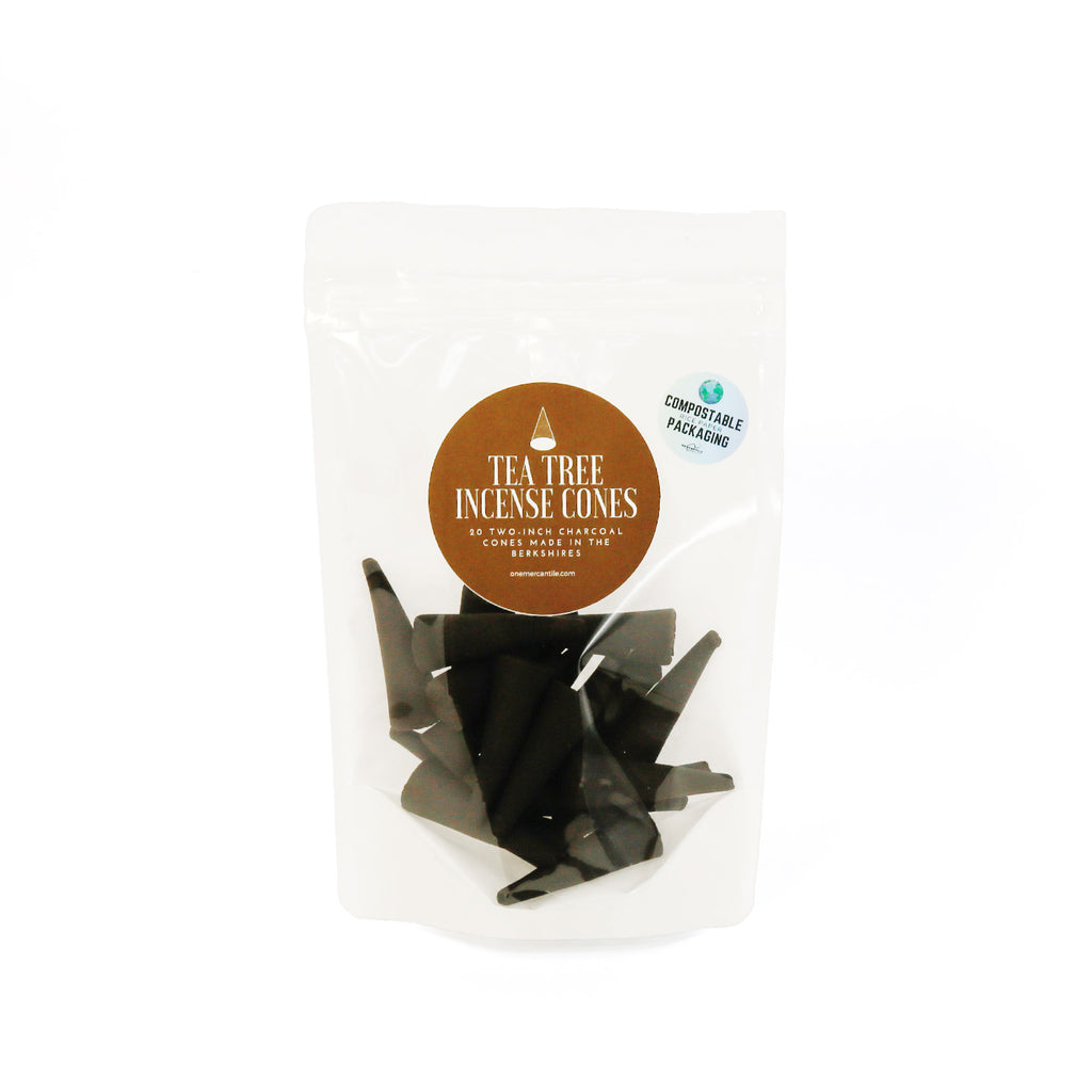 Essential Oil Incense Cones / Tea Tree 20pcs