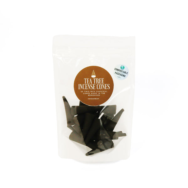 Essential Oil Incense Cones / Tea Tree 20pcs