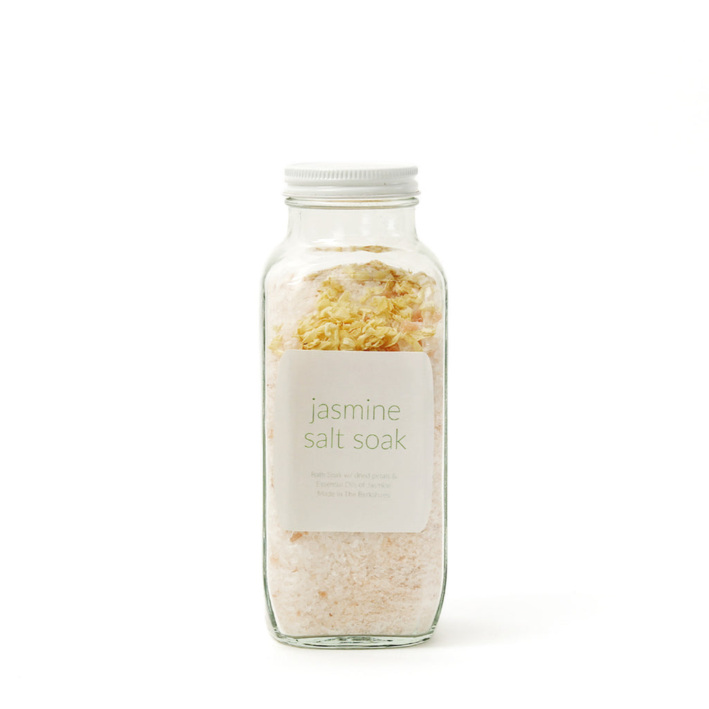 Essential Oil Bath Salt Soak Bottle / Jasmine