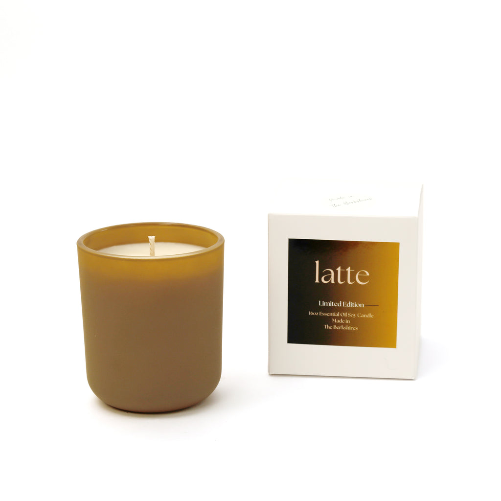Large Essential Oil Candle / Latte
