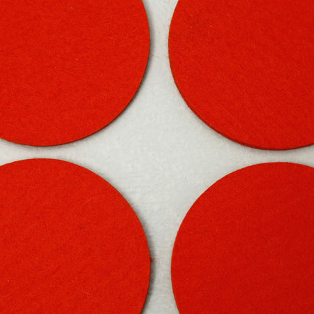 Graf Lantz Round Coaster 4pc Pack / Orange