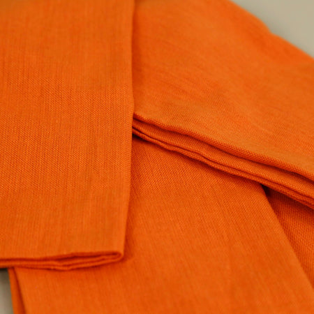 Orange Cotton Napkins / 4pc