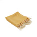 Waves Turkish Cotton Hand Towel / Mustard