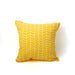Outdoor Square Pillow / Yellow Geometric