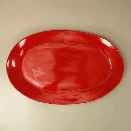 Davistudio Large Oval Platter / New Red