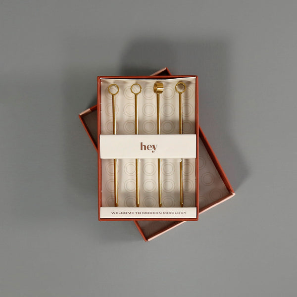 Owen Gold Cocktail Picks / 4pc