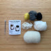 Needle Felting Kit / Snowy Owl Babies