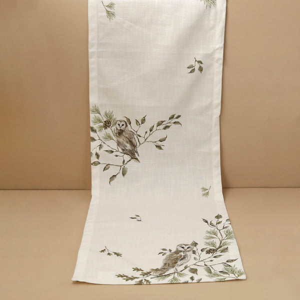 Owls Table Runner / 15" x 72"