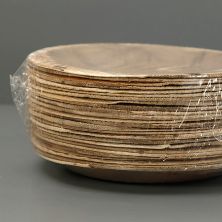 Palm Leaf 8" Salad Plates / 25pc Pack