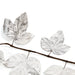 Paper Leaf Garland / Silver