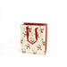 Designer Gift Bag / Newsprint Santas