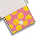 Red Cap Tissue Paper Sheets / Pink & Yellow Dots