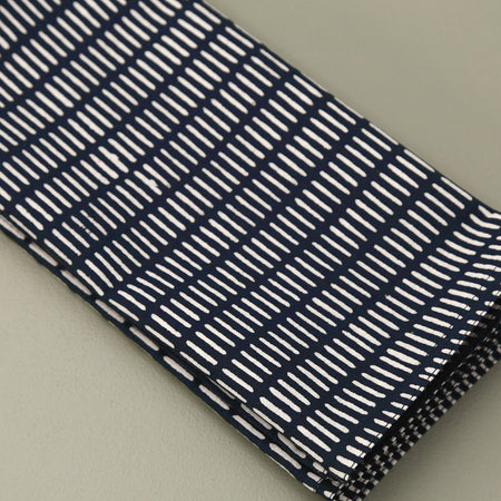 Block Print 4pc Napkin Set / Pontis Navy