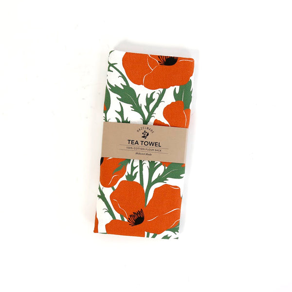 Hazelmade Kitchen Towel / Poppies