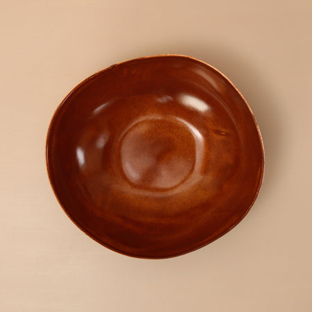 Davistudio Veggie Serving Bowl / Shino