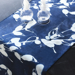 Porto Linen Table Runner 16" x 90" / Indigo