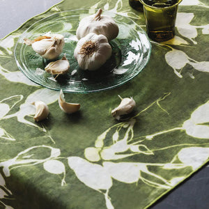 Porto Linen Table Runner 16" x 90" / Olive