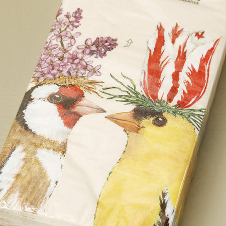 Vicki Sawyer Paper Guest Towel Napkins /  Spring Romance