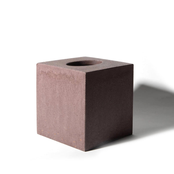 Concrete Tissue Box Cover / Sumac