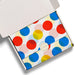 Red Cap Tissue Paper Sheets / Primary Dots