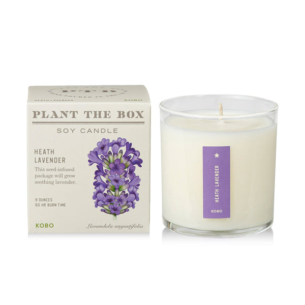 Plantable Box Seed Candles / Heath Lavender
