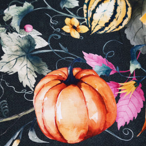 Pumpkin Garden Cotton Tablecloth