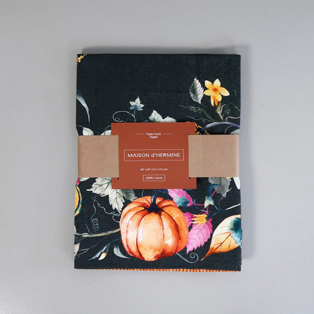 Pumpkin Garden Cotton Tablecloth