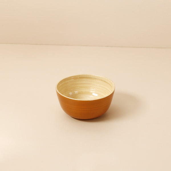 Bamboo Mini Bowl / Caramel