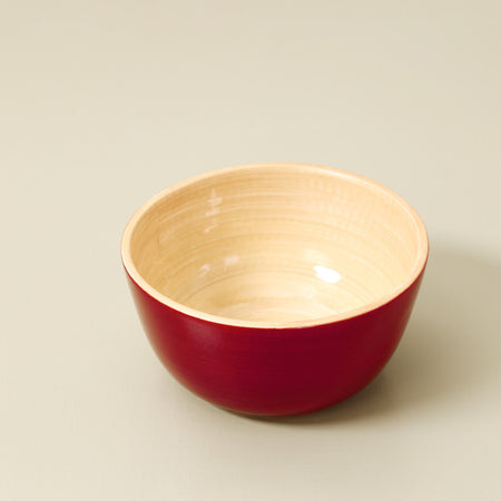 Bamboo Mini Bowl / Red