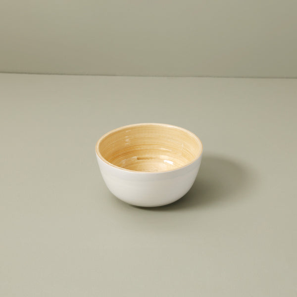 Bamboo Mini Bowl / White