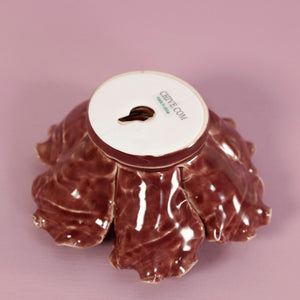 Ceramic Flower / Sea Lettuce Purple