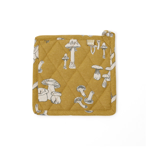 Pot Holder / Mushroom / Mustard