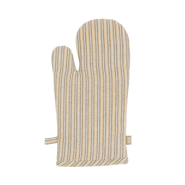 Oven Mitt / Seersucker / Mustard