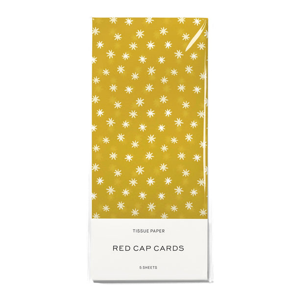 Red Cap Tissue Paper Sheets / Asterick