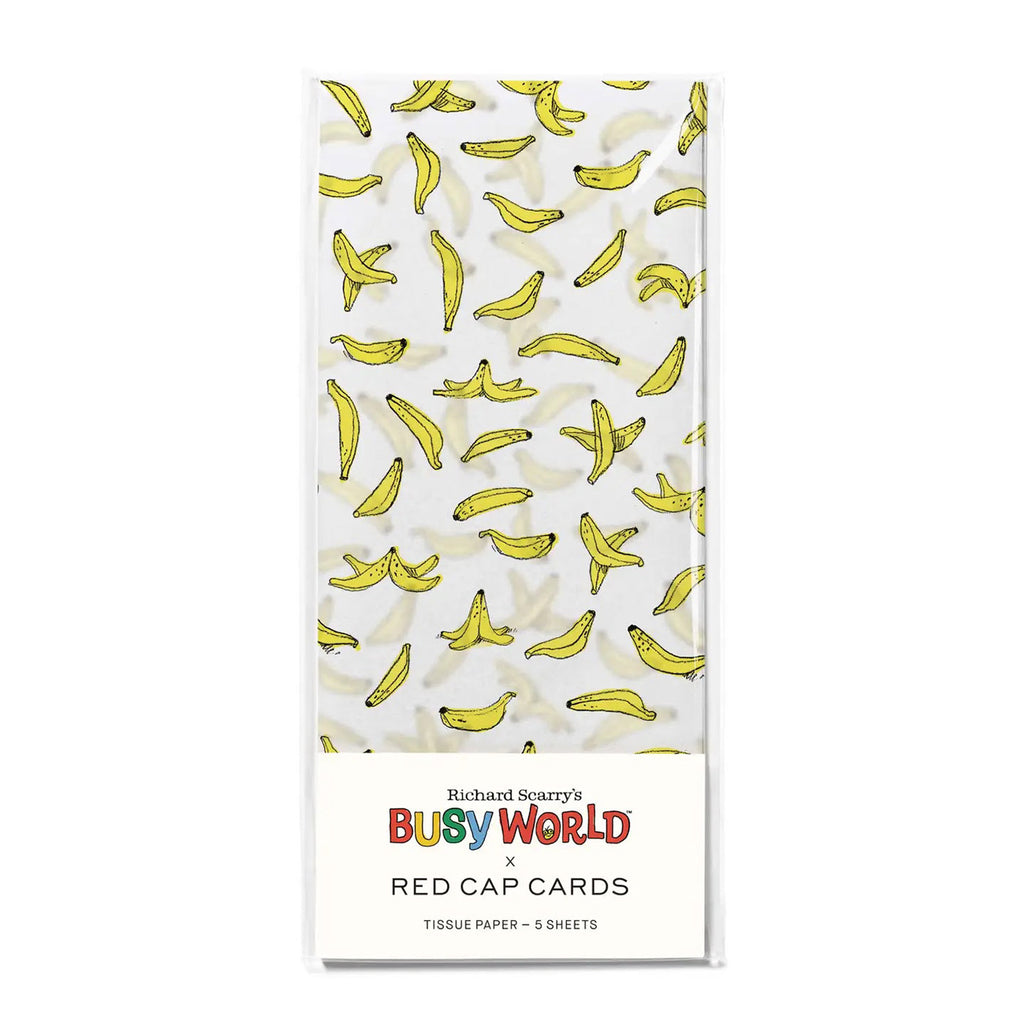 Red Cap Tissue Paper Sheets / Bananas Gorilla