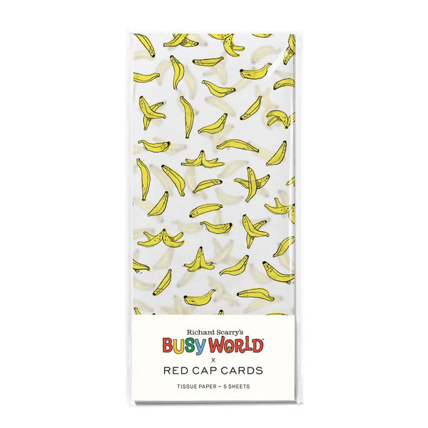 Red Cap Tissue Paper Sheets / Bananas Gorilla