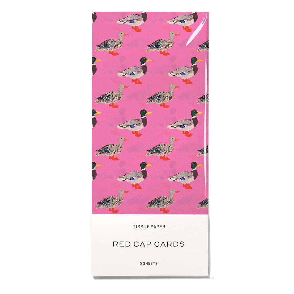 Red Cap Tissue Paper Sheets / Quacky Birthday