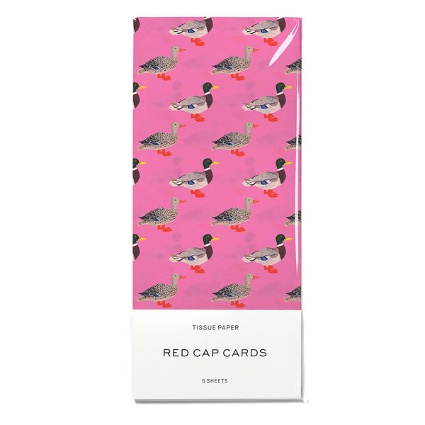 Red Cap Tissue Paper Sheets / Quacky Birthday