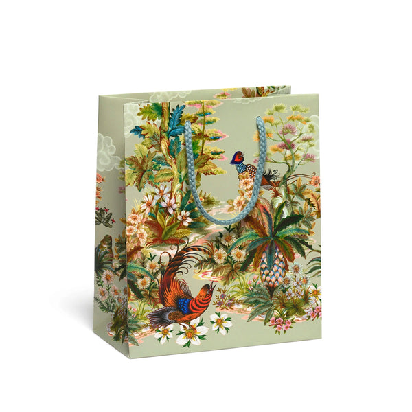 Designer Gift Bag / Quail Garden