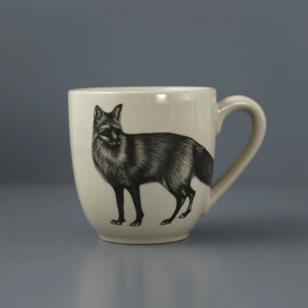 Laura Zindel Handmade Mug /  Red Fox