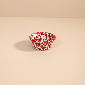 Enamelware / Red Marble