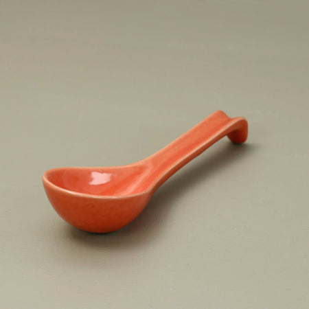 Ceramic Soup Spoon / Red