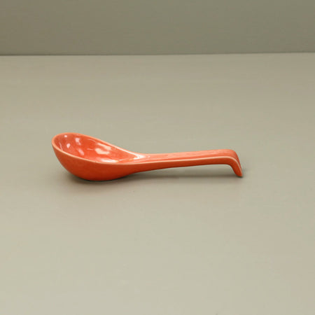 Ceramic Soup Spoon / Red