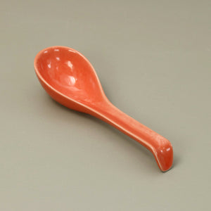 Ceramic Soup Spoon / Red