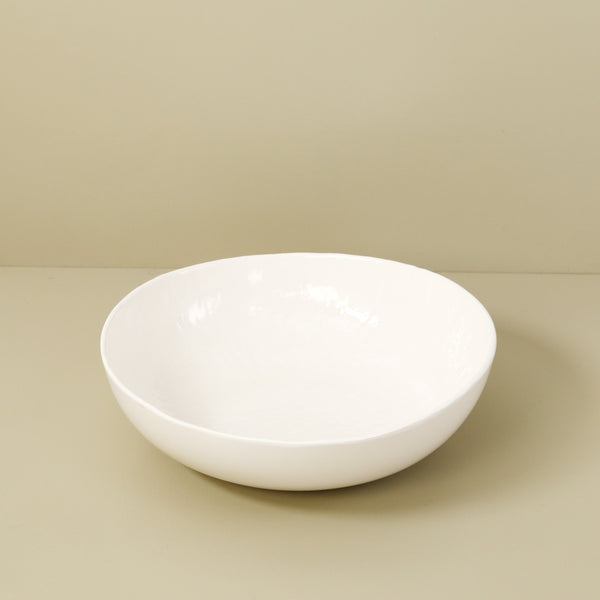 Relish Melamine Oval Serving Bowl / Cream