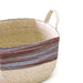 Makaua Palm Leaf Revistero Basket / Zebra Miel